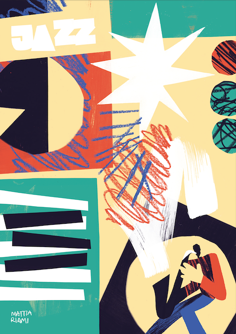 "Abstract jazz poster 03"