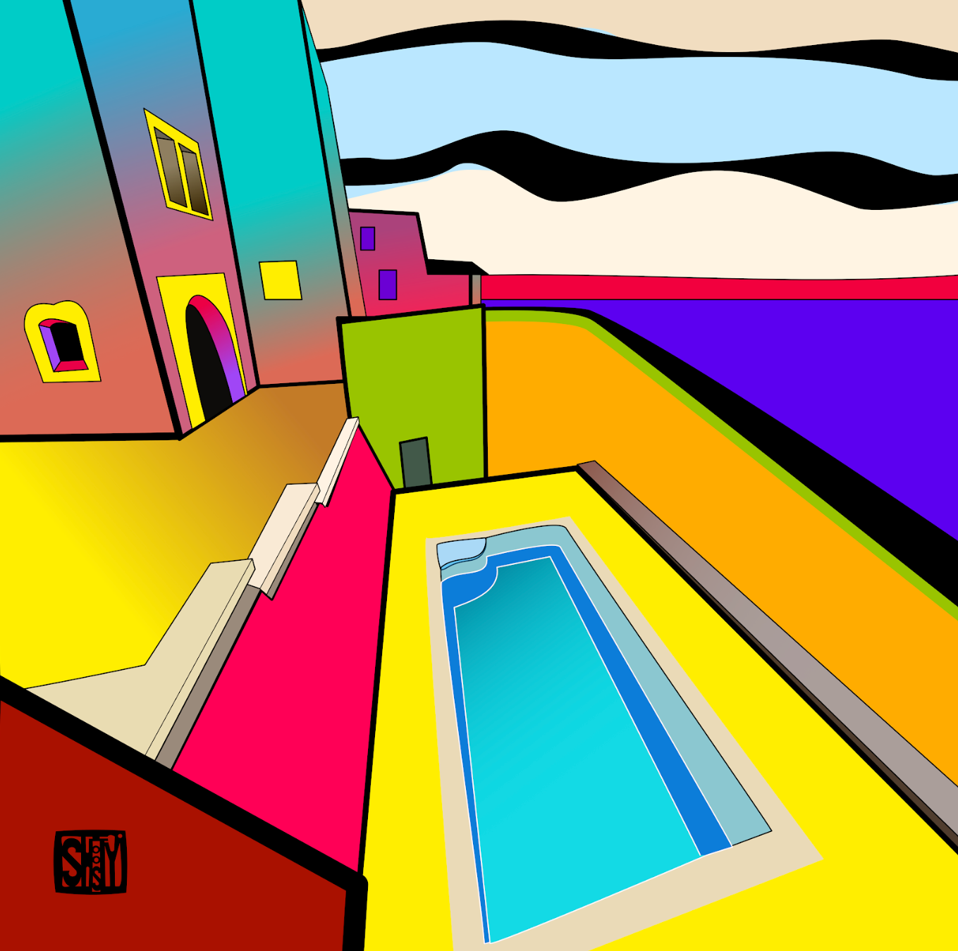 "Swimming Pool Square"